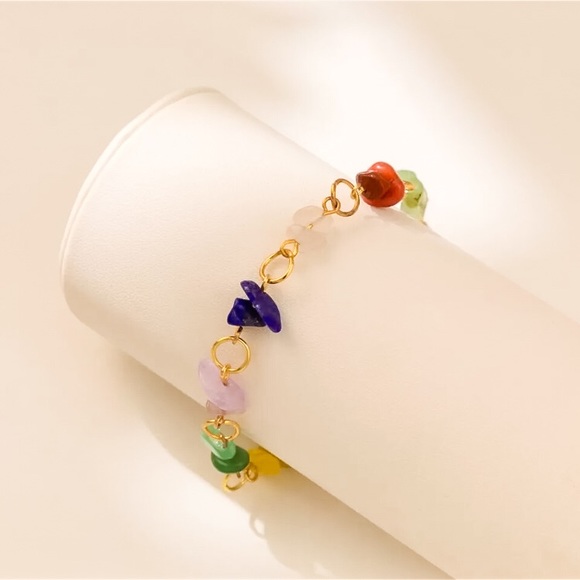 ⚜️[𝟯/$𝟮𝟴]⚜️NEW Colorful Stone Bohemian Bracelet - Picture 6 of 8